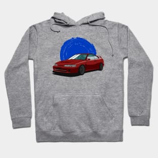 Red Honda Integra dc2 Hoodie